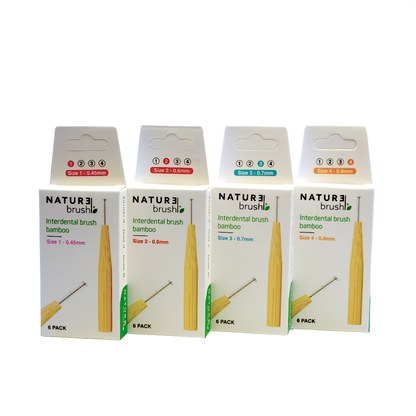 NATUREbrush® Interdentalbürsten (6 Stück)